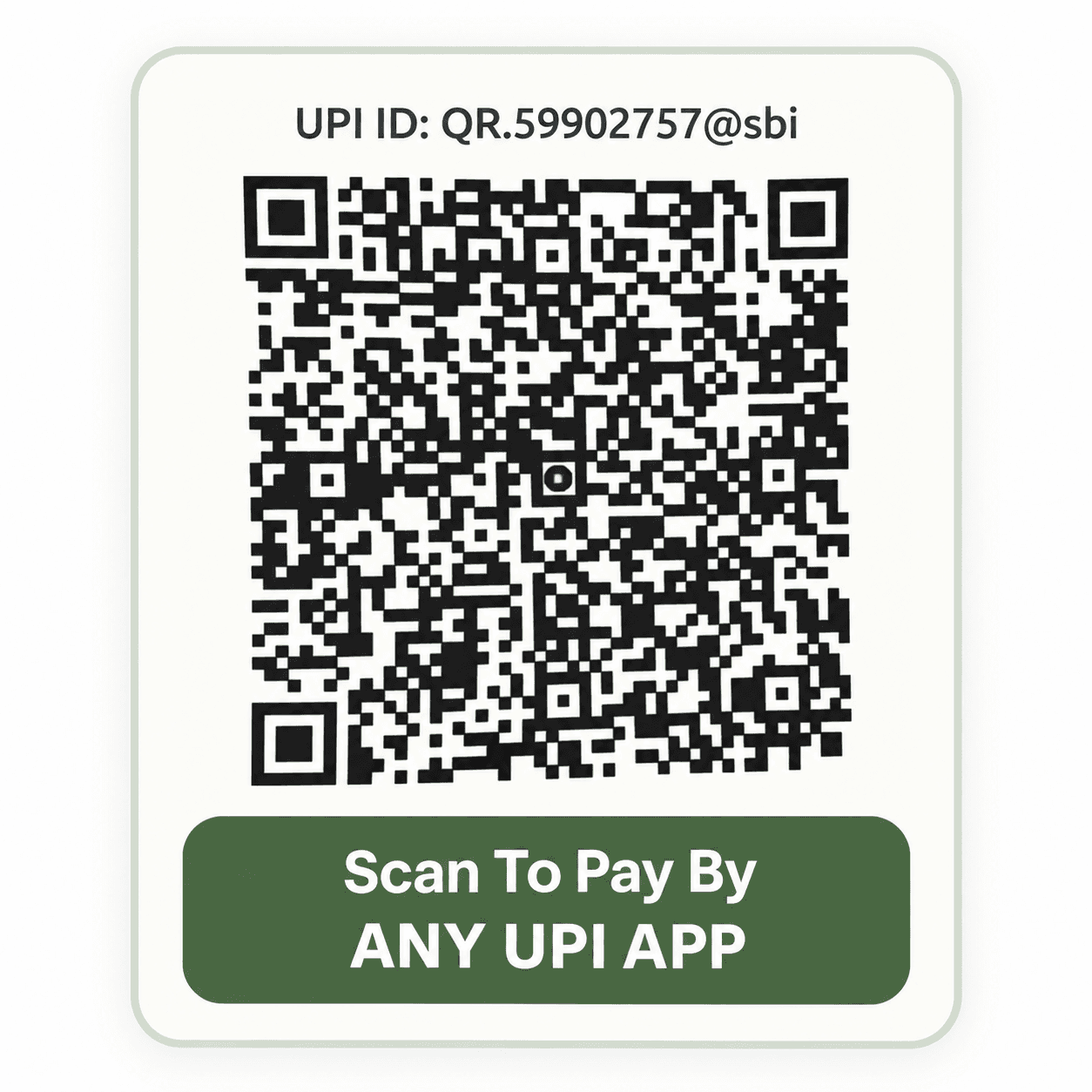 UPI QR for dana